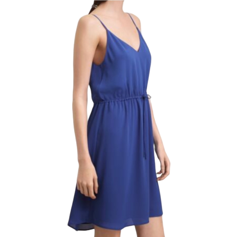 Aritzia Babaton Women's Blue Casimir Mini Dress